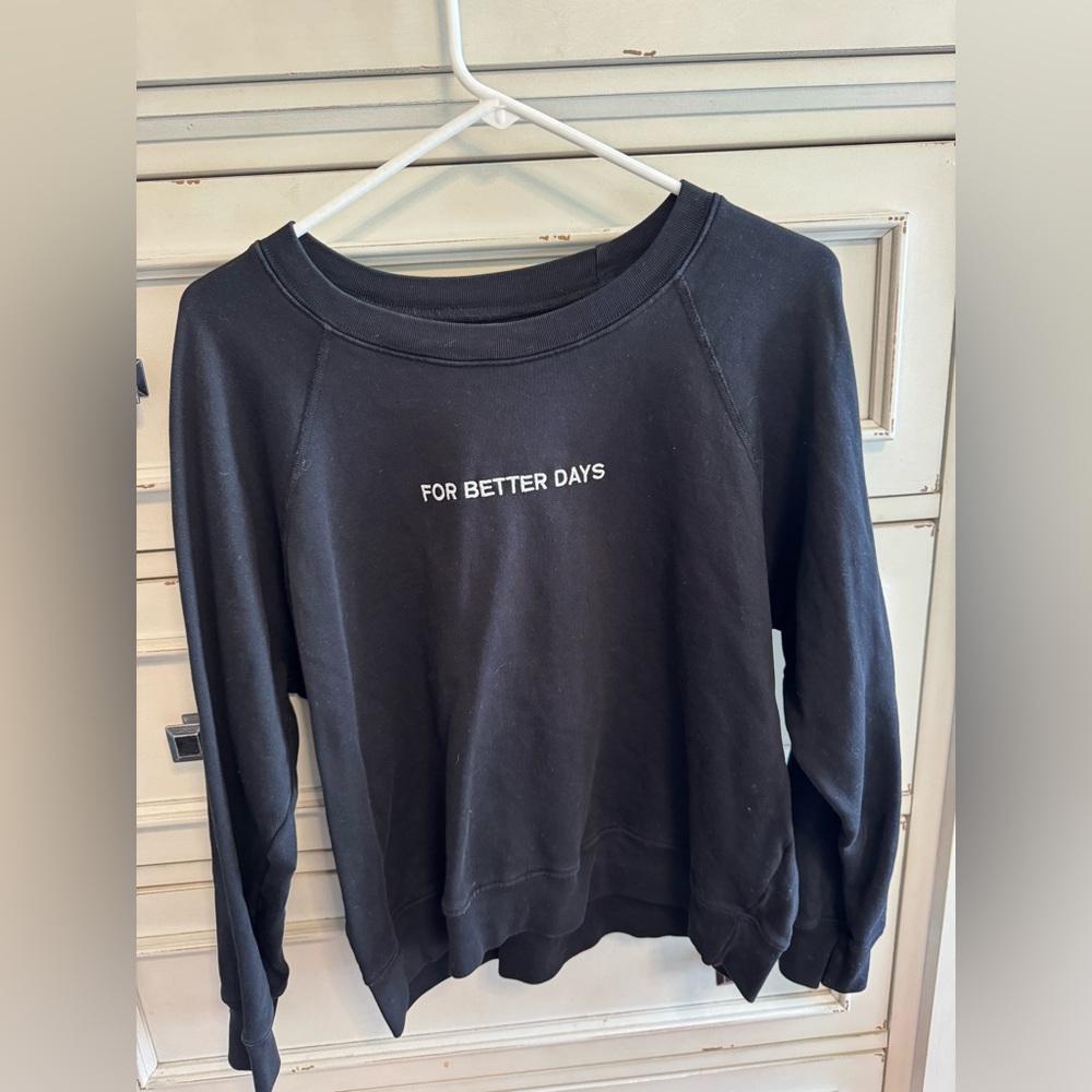 For days Black Crewneck
